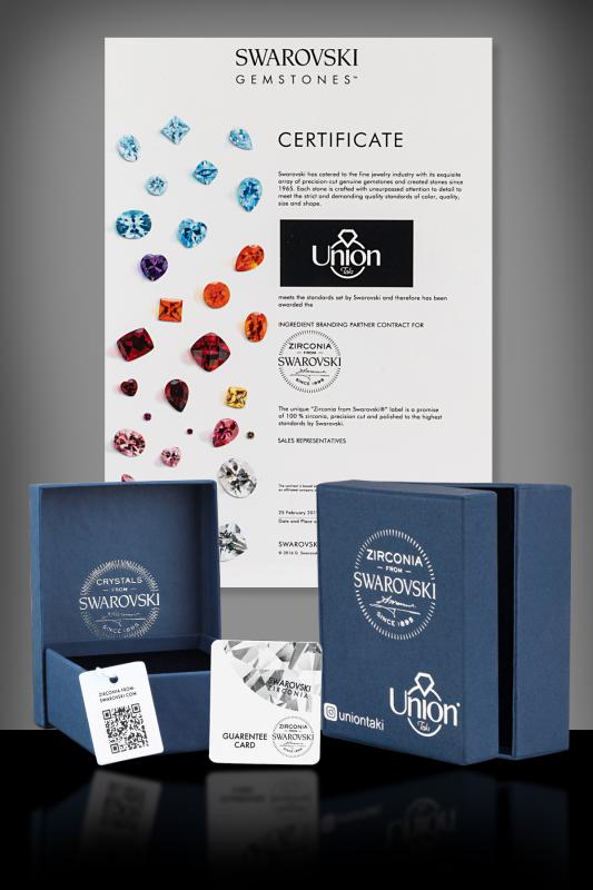 Union Zirconia Kadın 4 Tırnak Gümüş Set