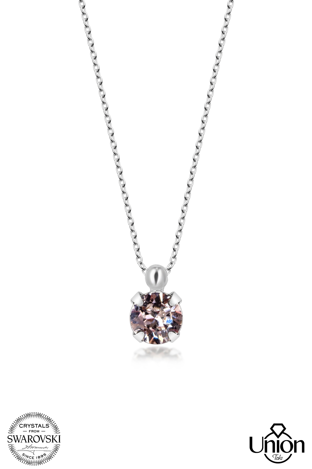 Union Crystal Kadın Küçük SS Gümüş Kolye