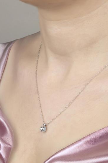 Union Crystal Kadın Küçük SS Gümüş Kolye