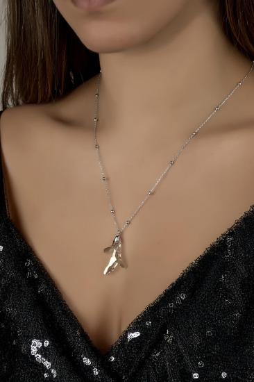 Union Crystal Kadın Silver Shade Mercan Gümüş Kolye
