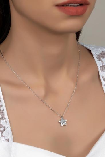 Union Zirconia Kadın Star Gümüş Kolye
