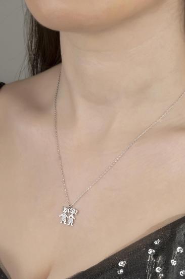 Union Zirconia Kadın Çocuklarım Gümüş Kolye
