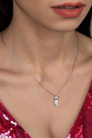 Union Zirconia Kadın Kız Çocuğu Gümüş Kolye